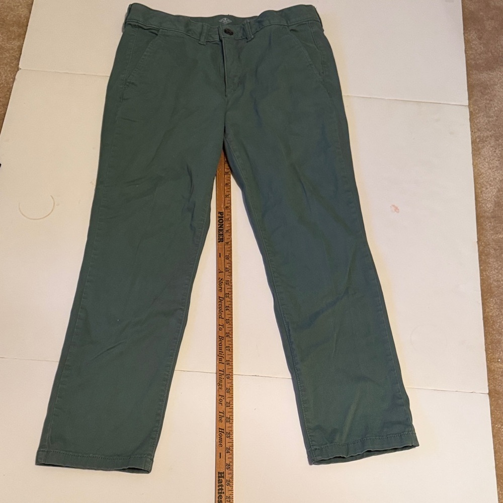 Women’s Green Casual Chino Pants